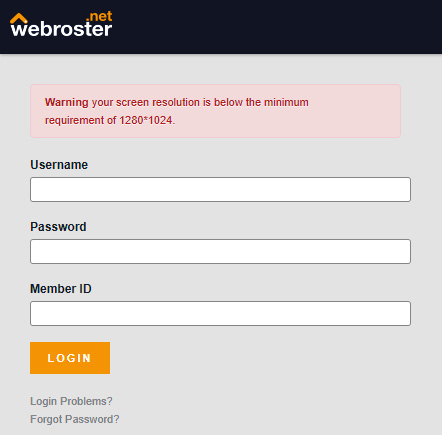 Webroster Login UK at www.mywebroster.com Step By Step